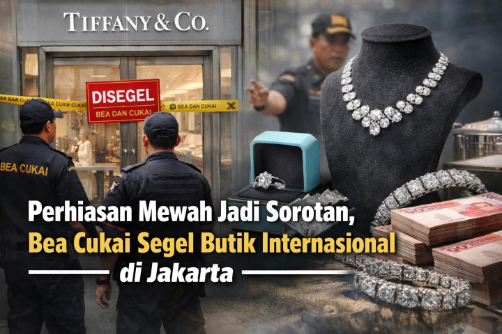 Perhiasan Mewah Jadi Sorotan, Bea Cukai Segel Salah Satu Butik Internasional di Jakarta